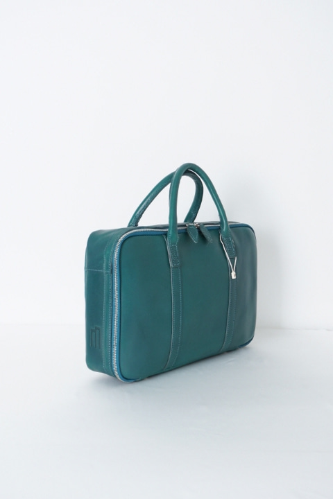 Barbe-Bleue utility leather bag with pouch