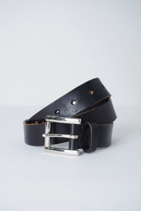 Yohji Yamamoto POUR HOMME Cow Leather Belt (Made in Japan) / 30~34inch