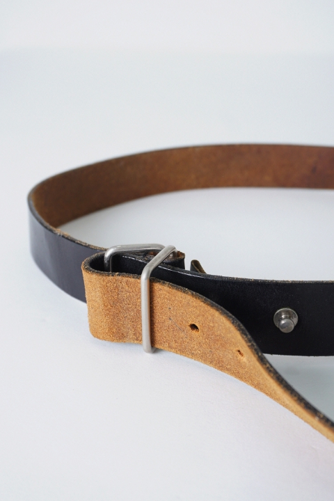 Yohji Yamamoto POUR HOMME Cow Leather Belt (Made in Japan) / 32~34inch