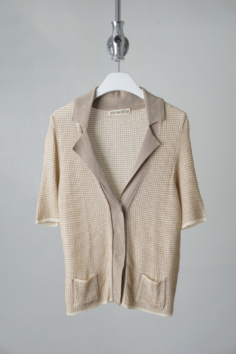 APPARTAMENTO50 rayon knit jacket (made in Italy)