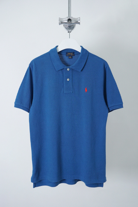 RALPH LAUREN pique shirts (blue)