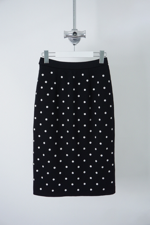 Christian Dior embroidery dot skirt